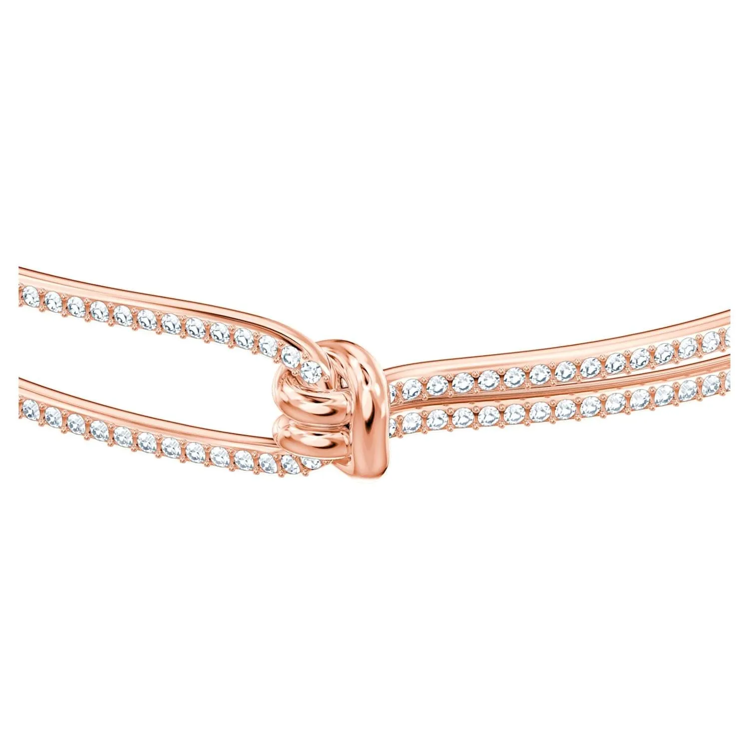 SWAROVSKI Lifelong Knot bangle - Rose Gold 5390818