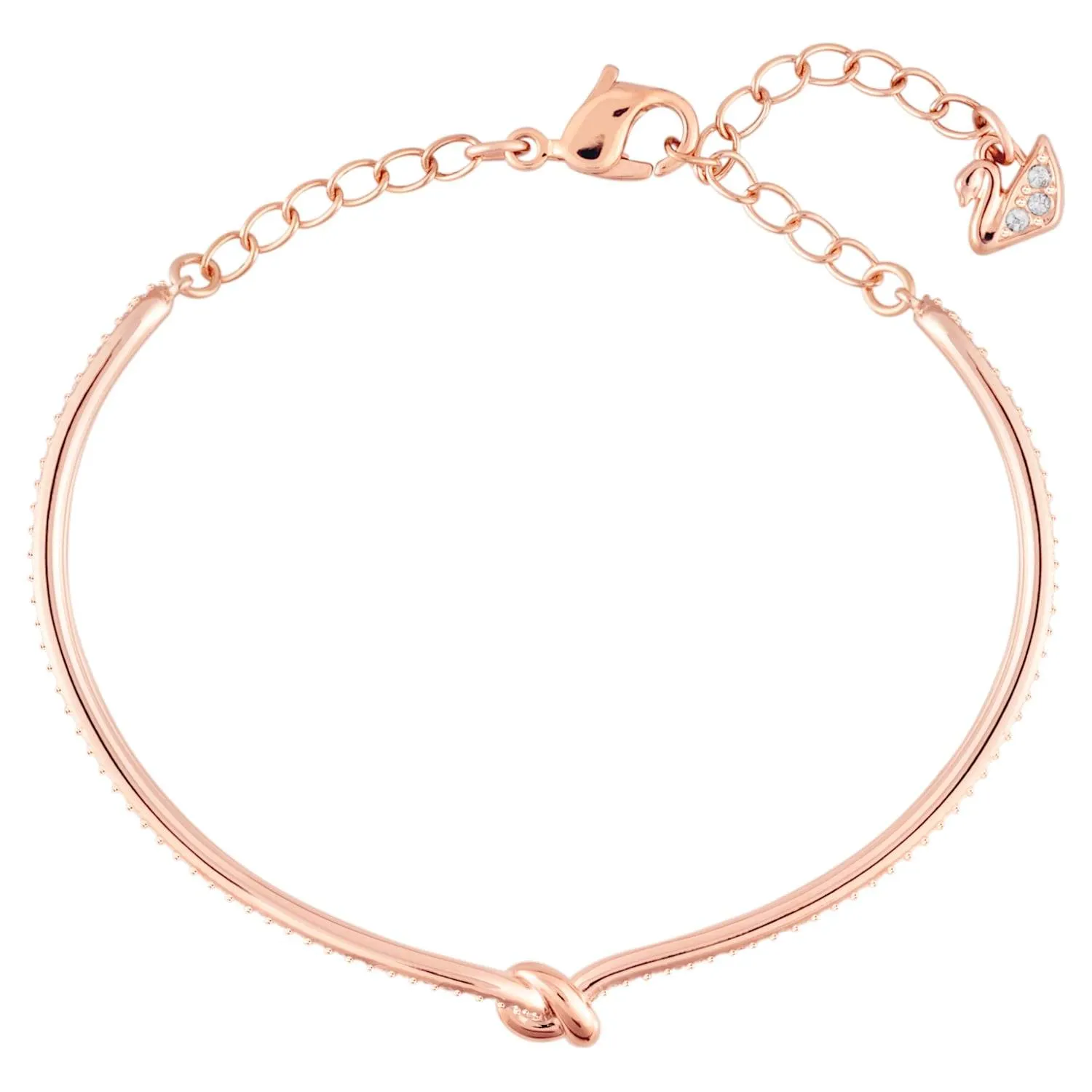 SWAROVSKI Lifelong Knot bangle - Rose Gold 5390818