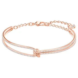 SWAROVSKI Lifelong Knot bangle - Rose Gold 5390818