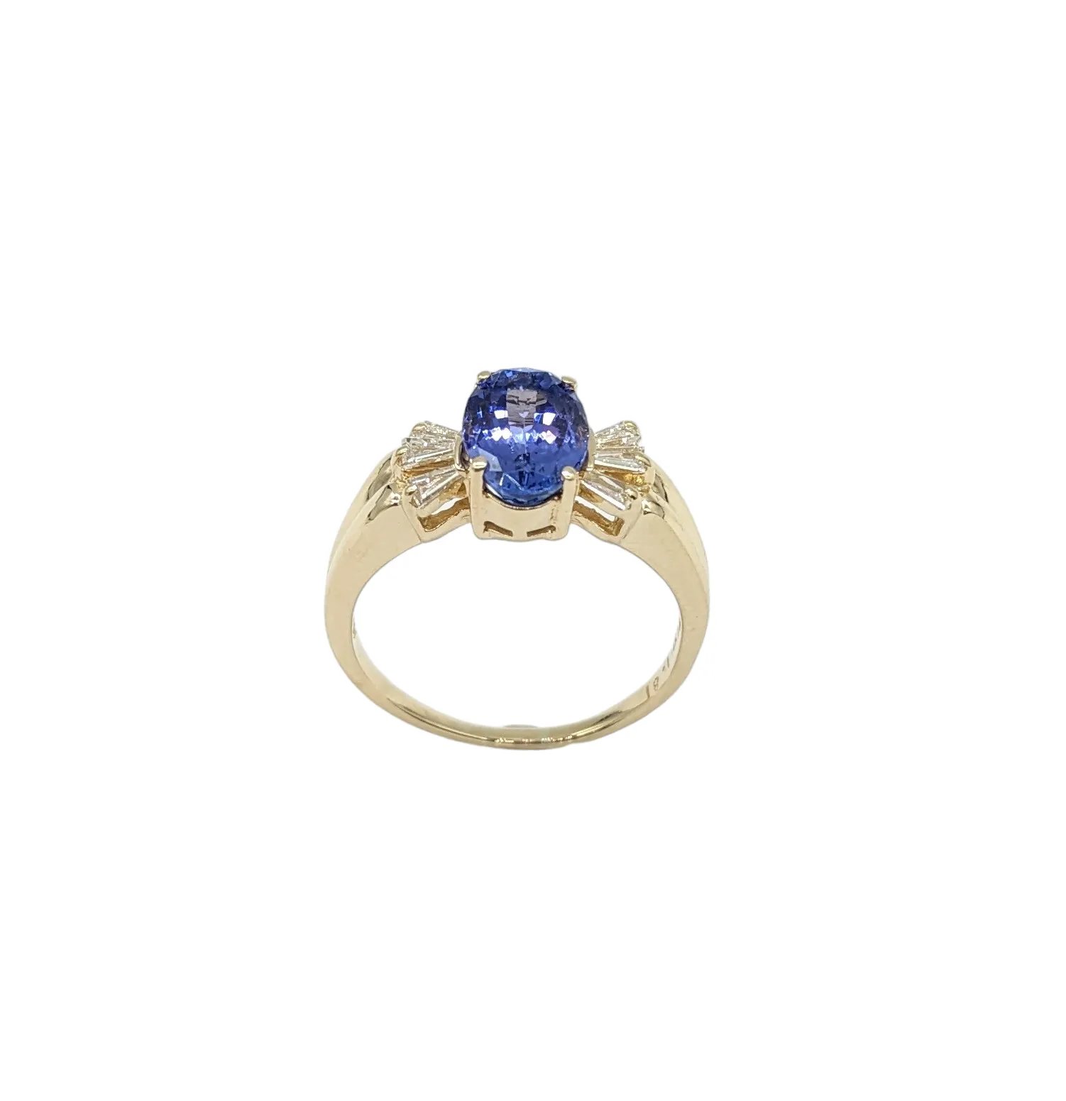 Tanzanite and Diamond  Ring