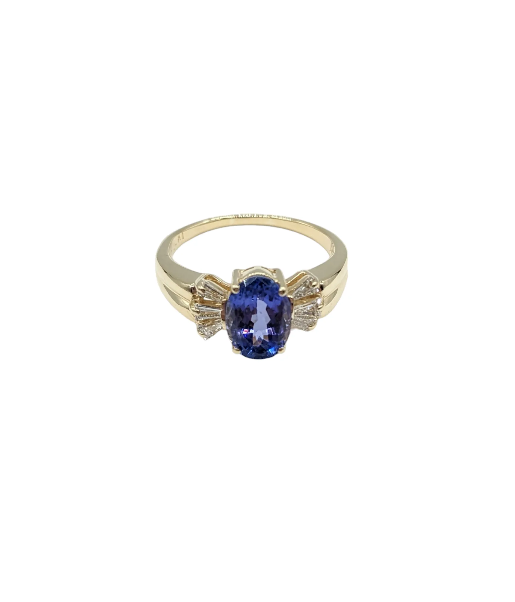 Tanzanite and Diamond  Ring