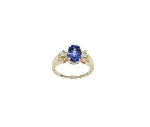 Tanzanite and Diamond  Ring