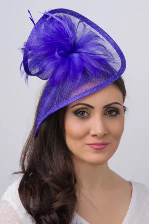 Victoria Fascinator - Violet Purple