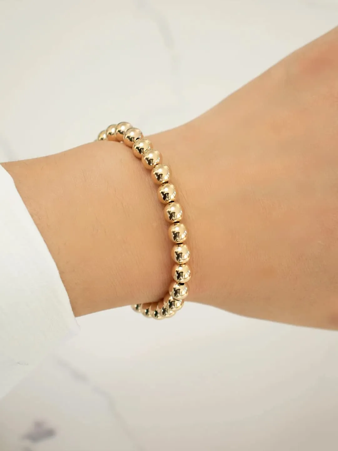 Yellow Chimes Bracelet For Women Gold Tone Beads Studded Bracelet For Women and Girls