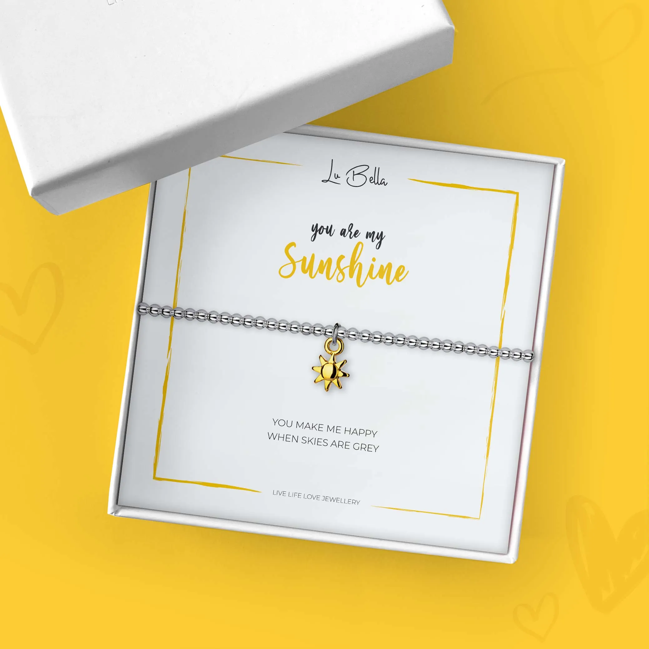 You Are My Sunshine Sentiments Friendship Bracelet